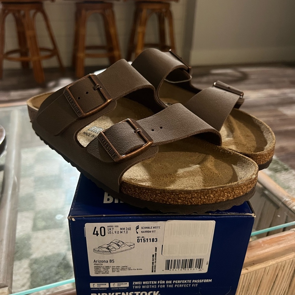 Birkenstock Arizona Dark Brown Sandals